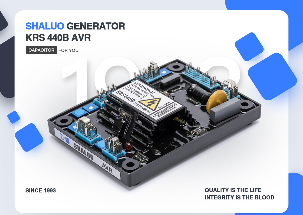 KRS440B Alternator Avr Three phase Diesel Generator Set electronic board automatic voltage stabilizer circuit diagram