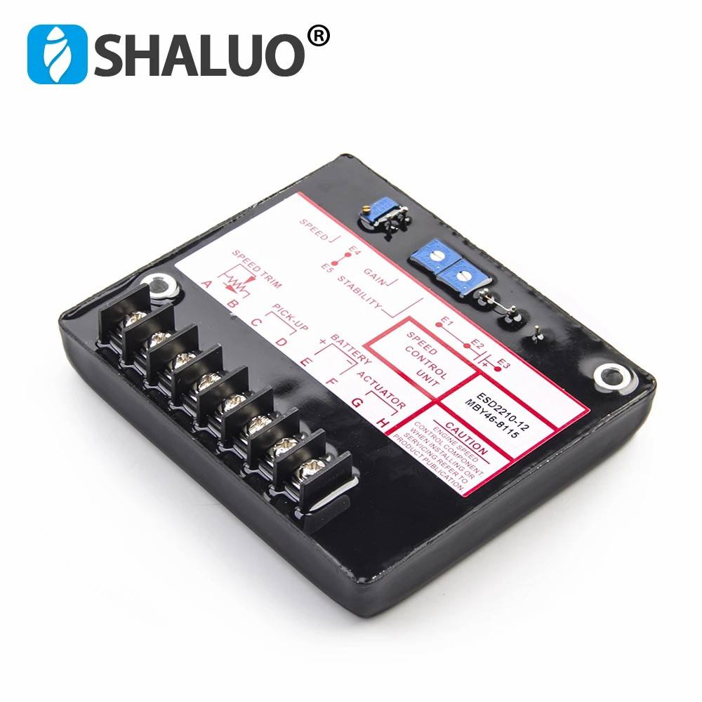 DC12V 24V ESD2210 Engine Speed Controller DC Motor Control Board Actuator Govornor Unit Panel Genset Parts ESD2210-12 ESD2210-24