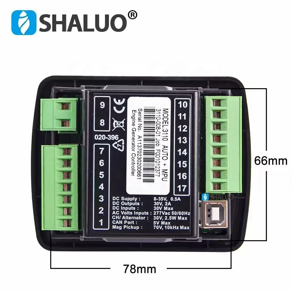 Replace DSE3110 Generator Auto Start Controller Panel Compatible Original Deep Sea DSE 3110 MPU Control Module