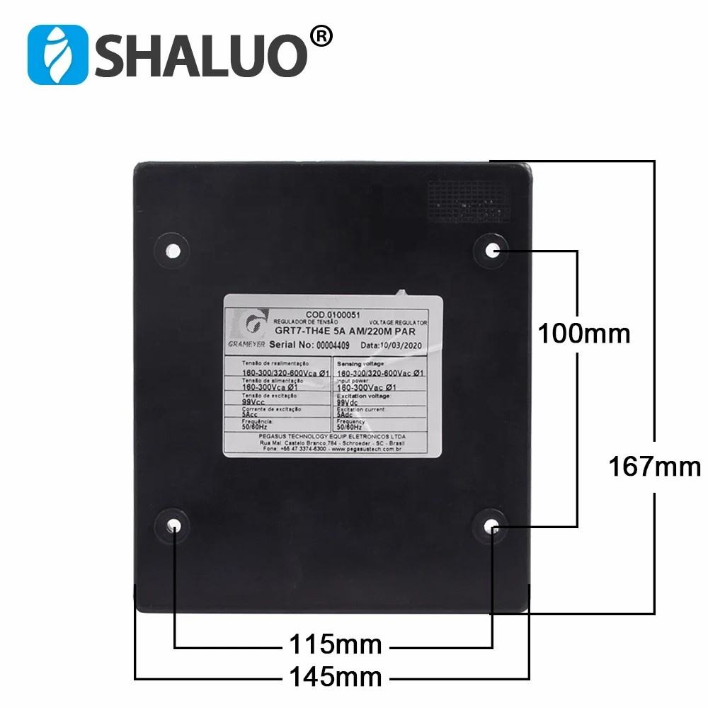 New GRT7-TH4E AVR CAT Generator Automatic Voltage Regulator Stabilizer Control Module Compatible With Original Genset Parts