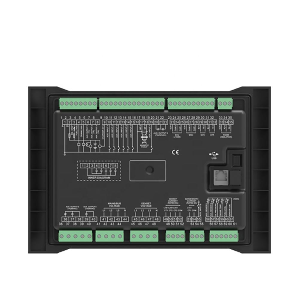 SmartGen HGM9510 Auto Start Stop Diesel Generator Parallel Controller Module Panel 4.3 inches LCD Display Monitor Control panel