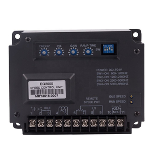 Generator high voltage motor control board electric speed controller DC Electronic Governor EG2000