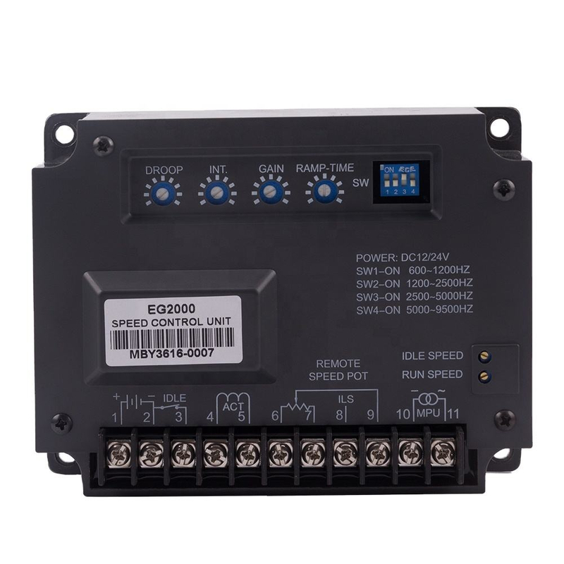 Generator high voltage motor control board electric speed controller DC Electronic Governor EG2000