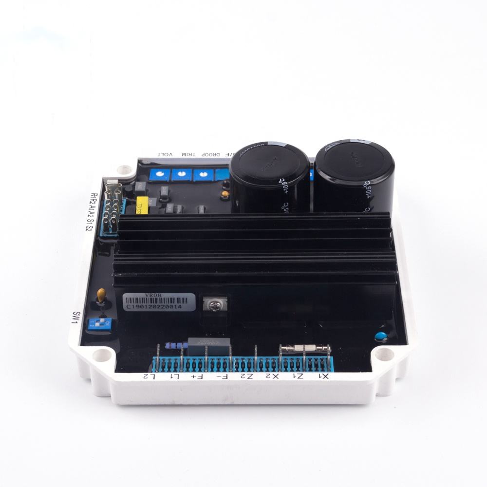 VR08 KF308A AVR Automatic Voltage Regulator brushless Powerly Generator Stabilizer Single Three Phase Adjuster