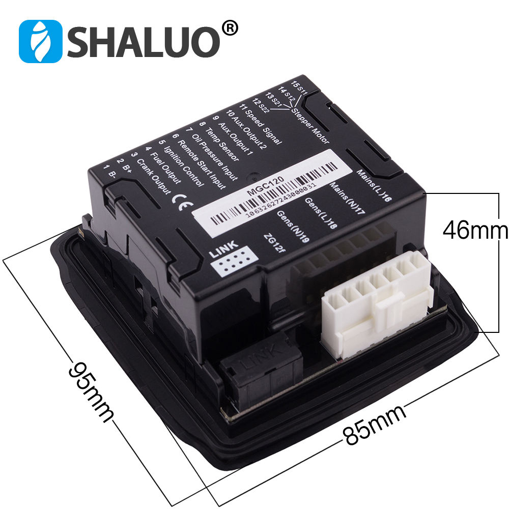 MGC120 small genset controller auto start stop ATS switching single genset modul LED display diesel generator parts