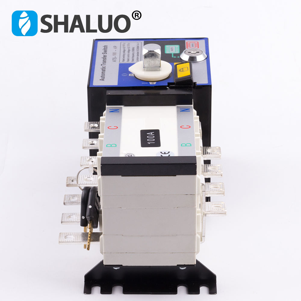 Parts Gasoline Generator Engine Spare Parts Accessories Dual Power Ats Switch Automatic Transfer 4P 400V 100A ATS Controller