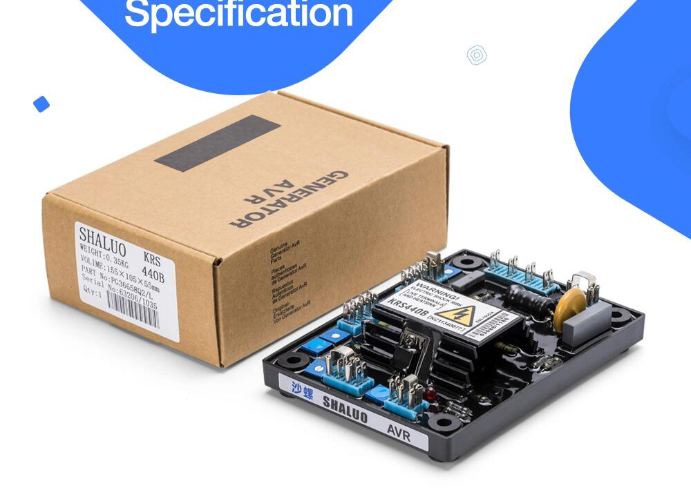 KRS440B Alternator Avr Three phase Diesel Generator Set electronic board automatic voltage stabilizer circuit diagram