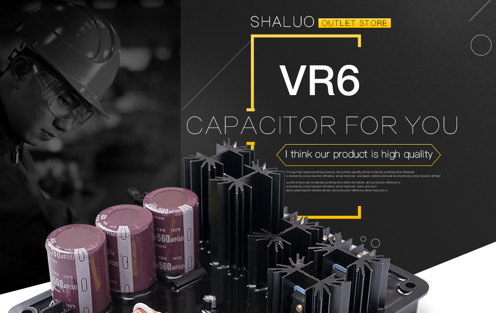VR6 Automatic Voltage regulator for diesel genset avr