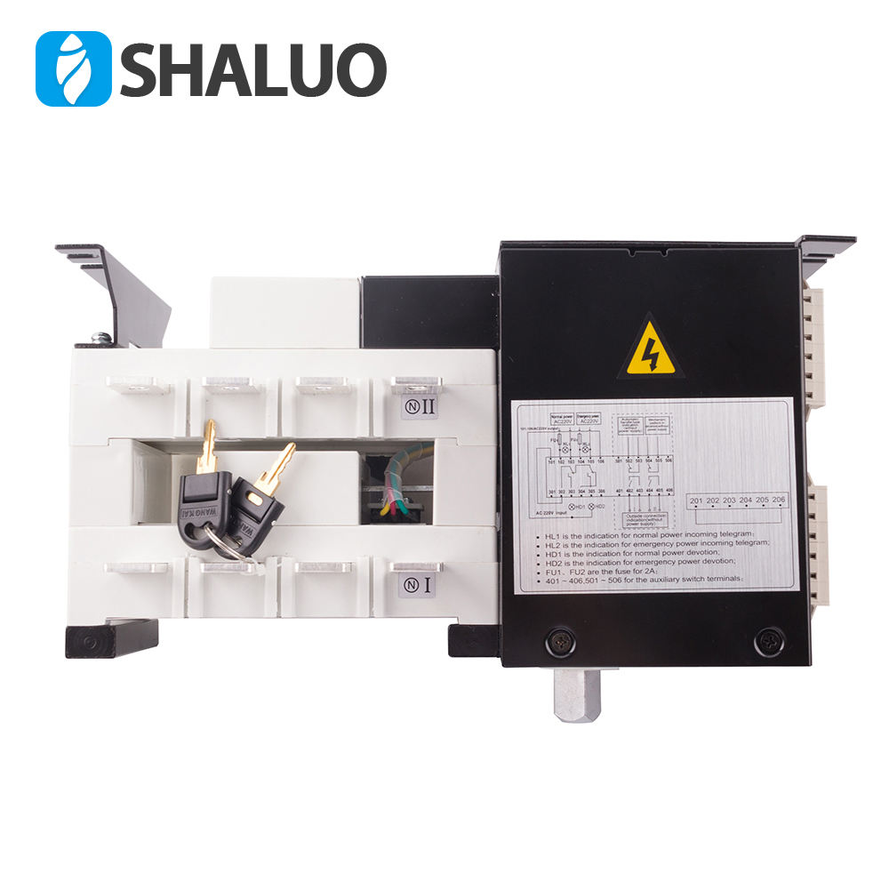 Generator ATS genset panel Dual Power Automatic Transfer Switch 4P 400V 160A