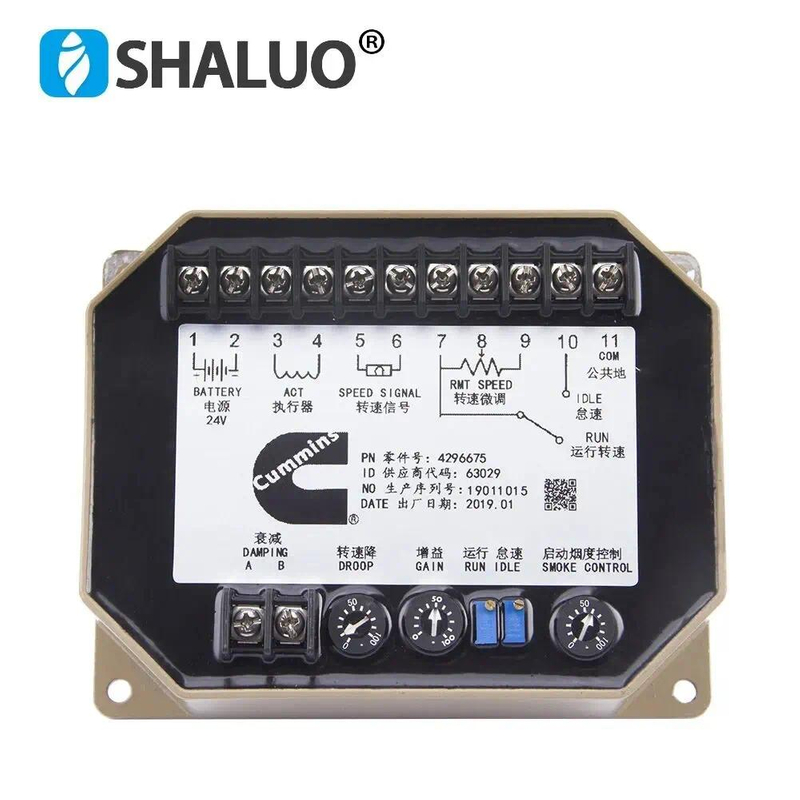 Cummins Diesel Generator Speed Controller 4296674 NT855 K19 Board Engine Speed Govornor Control Unit Module 4296675 K19 KV38