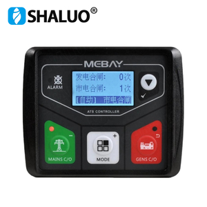 Electric Generator Spare Parts ATS320 ATS320AC ATS320DC Genset Mebay ATS Controller Module Dual Power Automatic Transfer Switch Control Panel With USB Port 