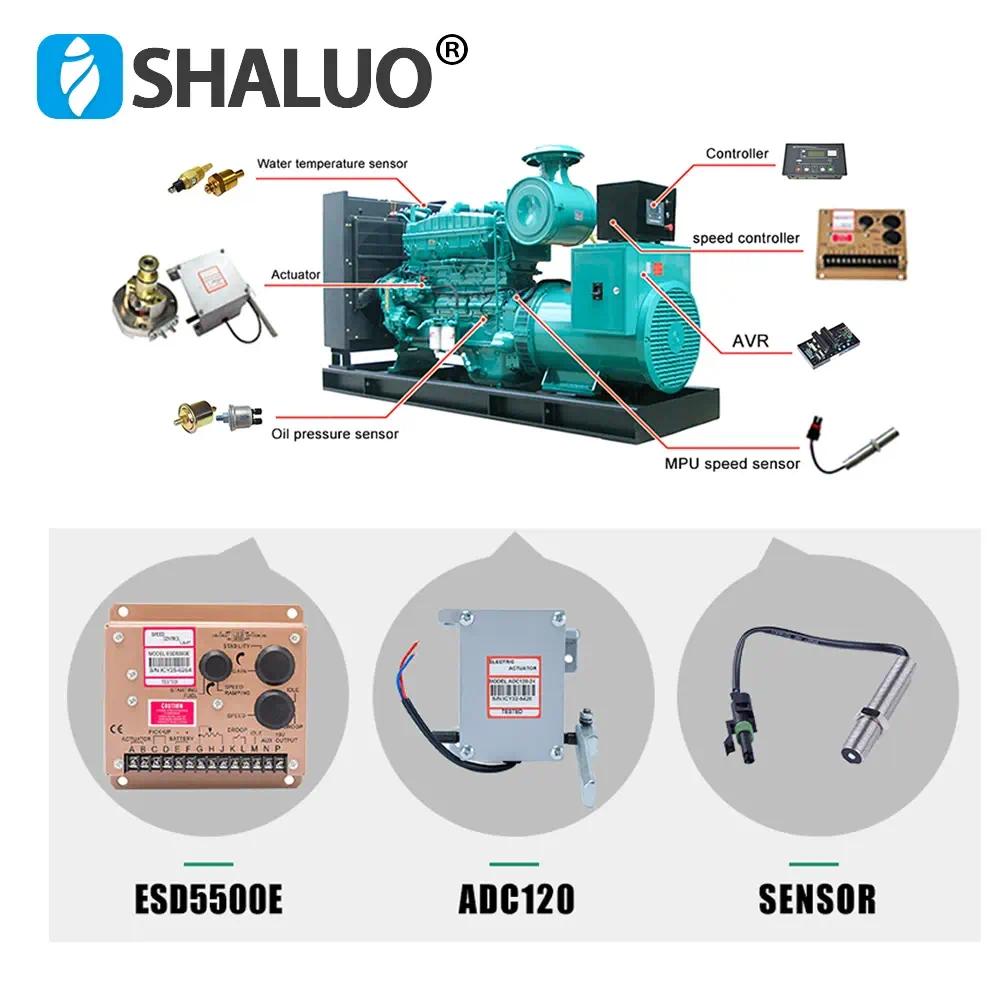 ADC120 12V 24V Generator Parts Speed Controller Governor Control Unit ESD5500E Generator Actuator Generator Speed Sensor
