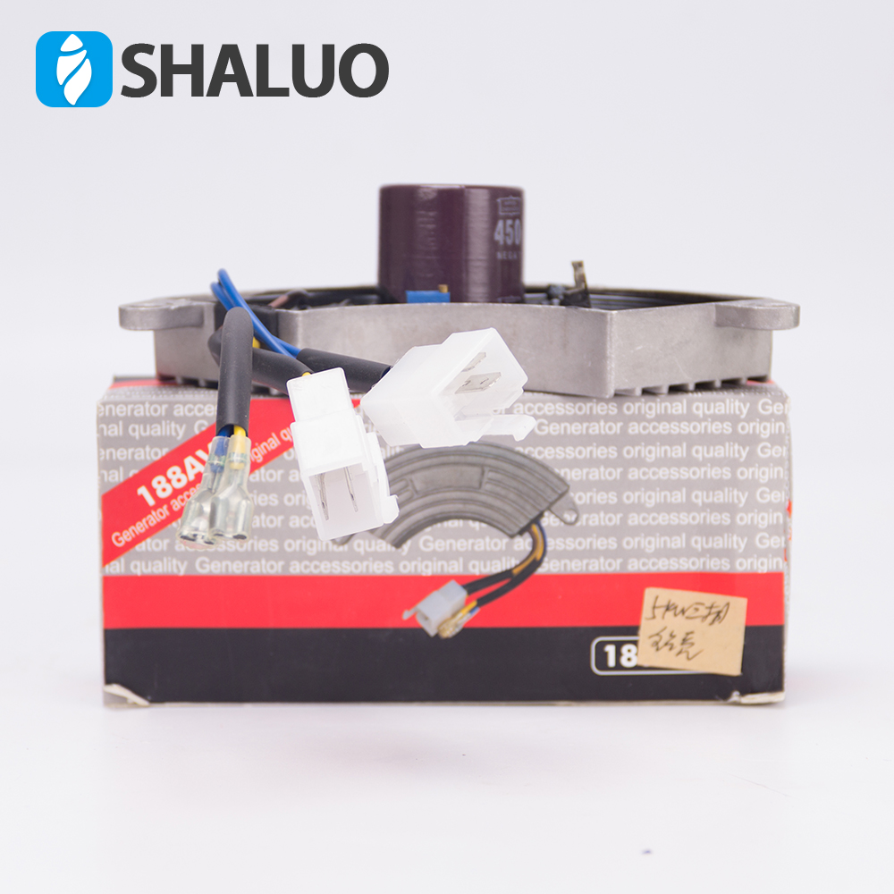 New three Phase 5kw 188 AVR Automatic Voltage Regulator Gasoline Generator Accessories Aluminum case Voltage Stabilizer