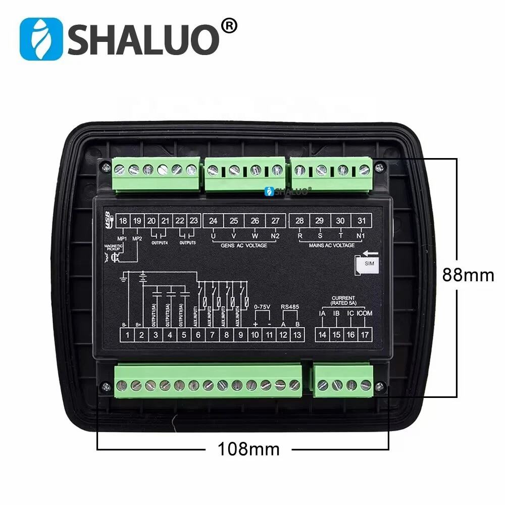 LIXiSE LXC3921 AMF Generator Controller Intelligent Remote Control Module With 4G Communication Bluetooth Setting Genset Parts