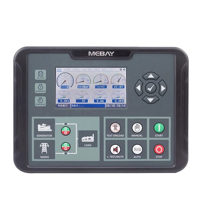 Mebay DC80D DC82DR MK3 AMF Start Stop Diesel Generator Controller Module LCD Display RS485 PC Monitoring Control Board