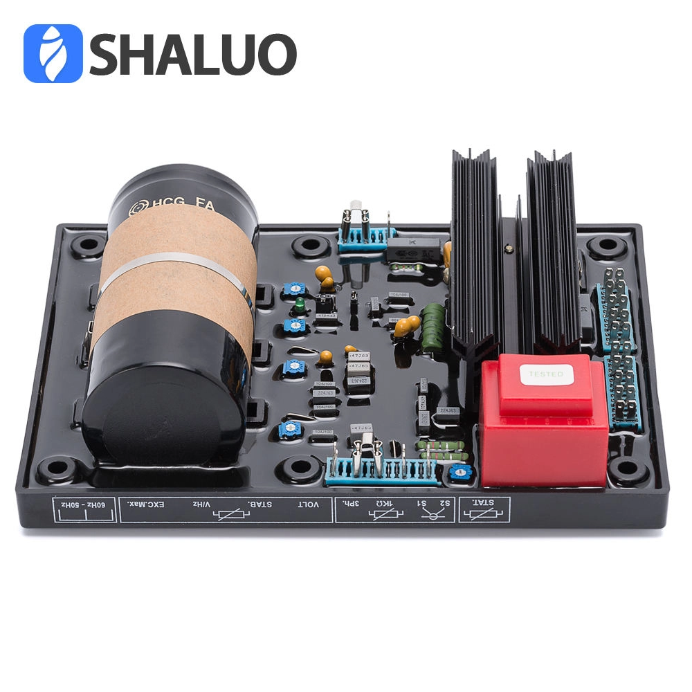 R449 Automatic Voltage Regulator with Heat Sink And Plastic Case for Brushless Alternator Stabilizer